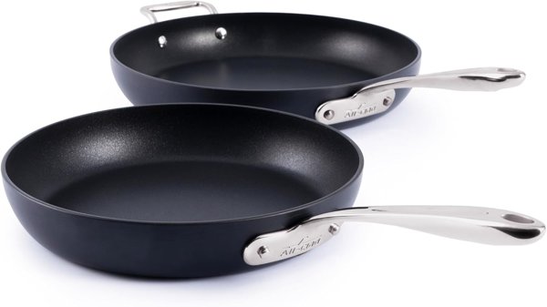 All-Clad HA1 2-pc fry pans
