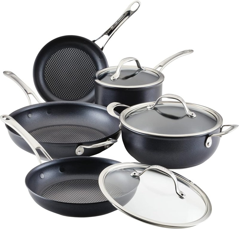 Anolon X hybrid 8-pc cookware set