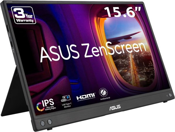ASUS ZenScreen MB16AHV 15.6 Inch 1080p Portable Monitor