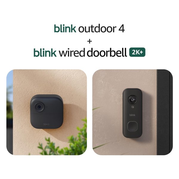 Blink Outdoor 4 camera + free 2K+ doorbell