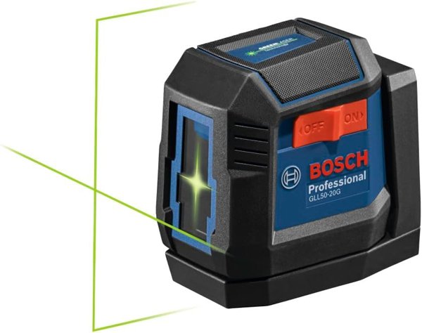 BOSCH green cross-line laser level