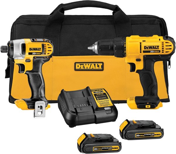 DEWALT 20V drill + impact driver kit