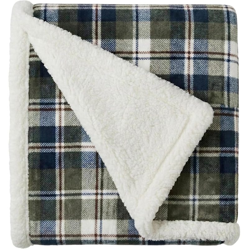 Eddie Bauer plush throw blanket