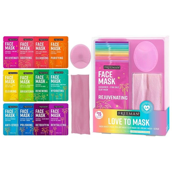 Freeman 14-piece face mask set