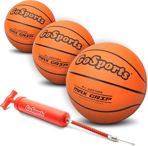 GoSports mini basketballs 3-pack