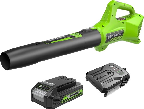 Greenworks 24V cordless leaf blower
