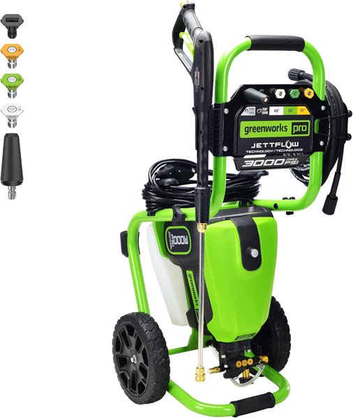 Greenworks 3000 PSI pressure washer
