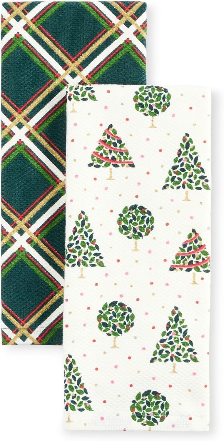 Kate Spade holiday kitchen towels (2)