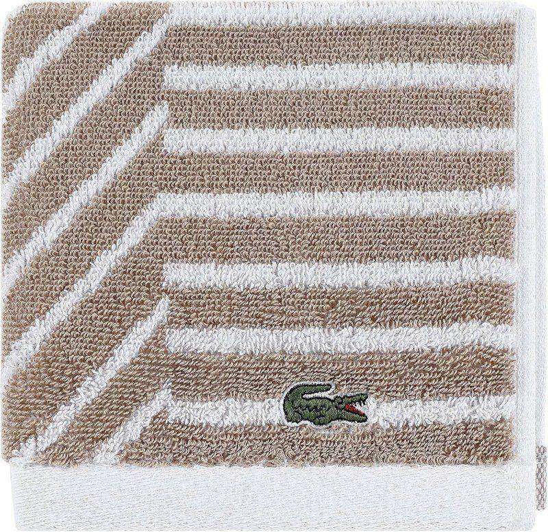 Lacoste striped washcloths