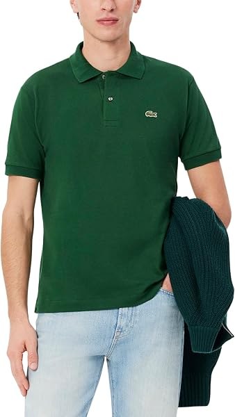Lacoste Men's Original L.12.12 Cotton Pique Polo, Green