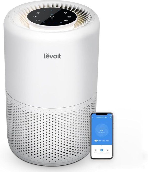 Levoit Core 200S-P Smart Air Purifier for Home, Bedroom, Pets