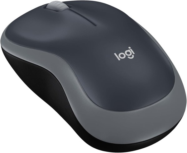 Logitech M185 wireless mouse, Swift Grey