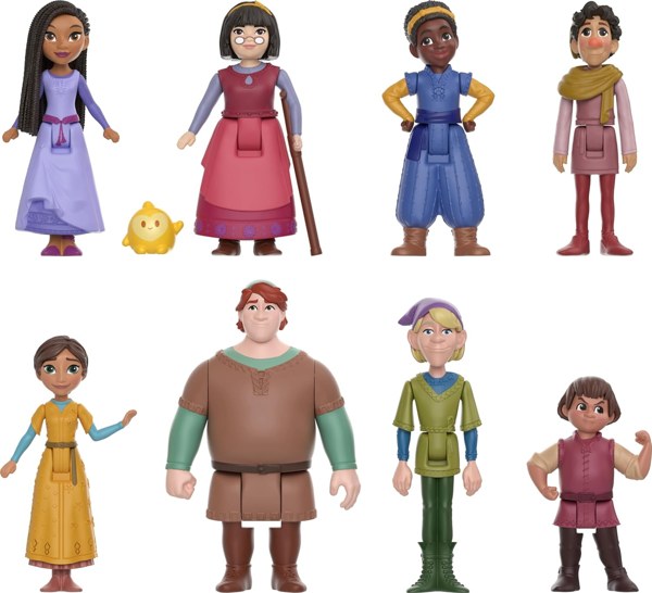 Disney Wish Teens mini doll set (8 dolls)