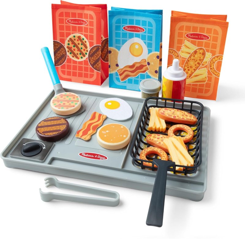 Melissa & Doug Flip & Fry grill play set