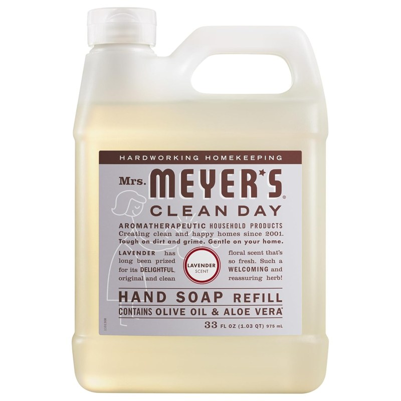 Mrs. Meyer's Clean Day Hand Soap Refill, Lavender, 33 fl oz