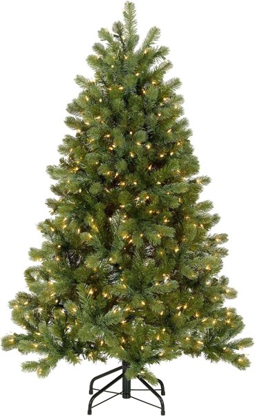 National Tree Company 4.5 ft pre-lit Downswept Douglas Fir artificial Christmas tree