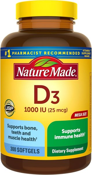 Nature Made D3 300 softgels