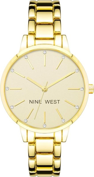 Nine West crystal bracelet watch (women's)