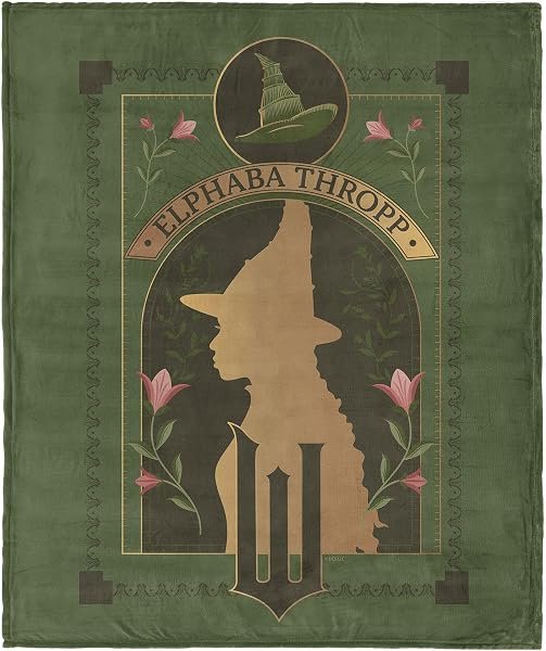 Wicked Elphaba throw blanket