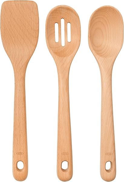 OXO 3-pc wooden utensil set