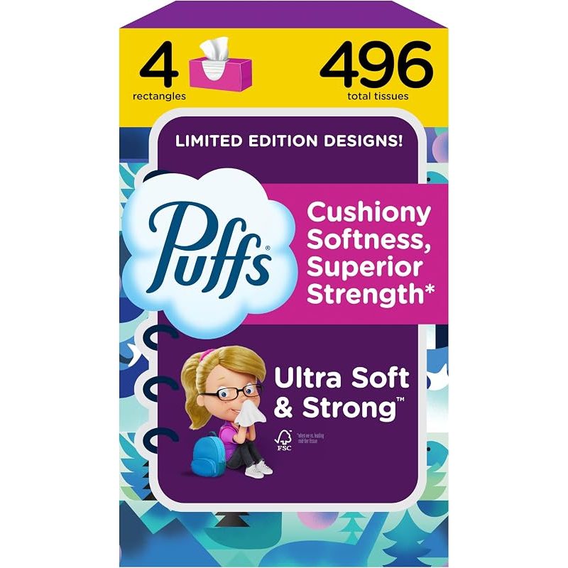 Puffs Ultra Soft tissues 4-pack