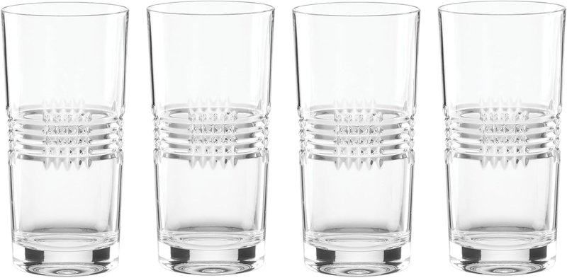 Reed & Barton Sloane highball glasses (4)