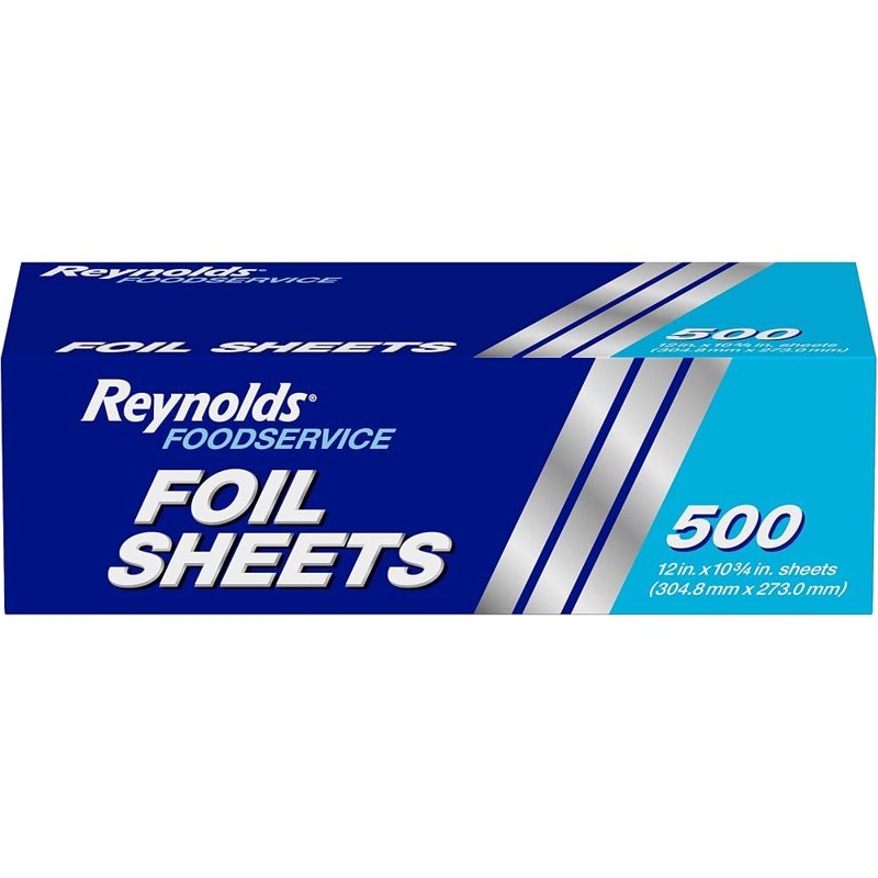 Reynolds Foodservice pre-cut pop-up aluminum foil wraps, 500 count