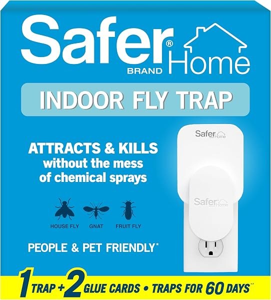 Safer Home plug-in flying insect trap for fruit flies, indoor