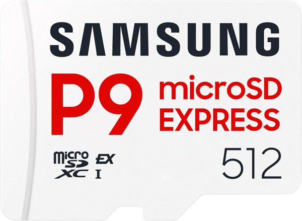 Samsung P9 Express 512GB microSDXC card for Nintendo Switch 2