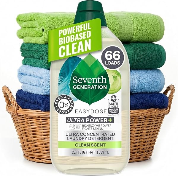 Seventh Generation EasyDose Laundry Detergent, 23 oz (66 Loads)
