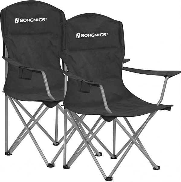 SONGMICS camping chairs 2-pack