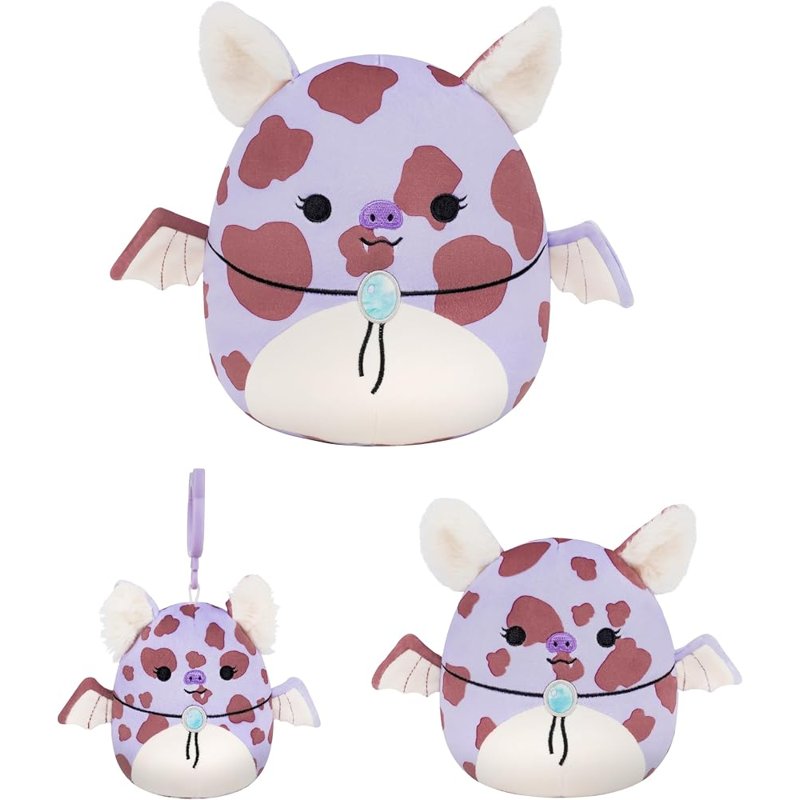 Squishmallows Original Jolene the Fruit Bat multisize combo pack
