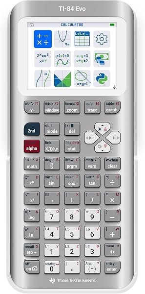 Texas Instruments TI-84 Evo Graphing Calculator, Silver
