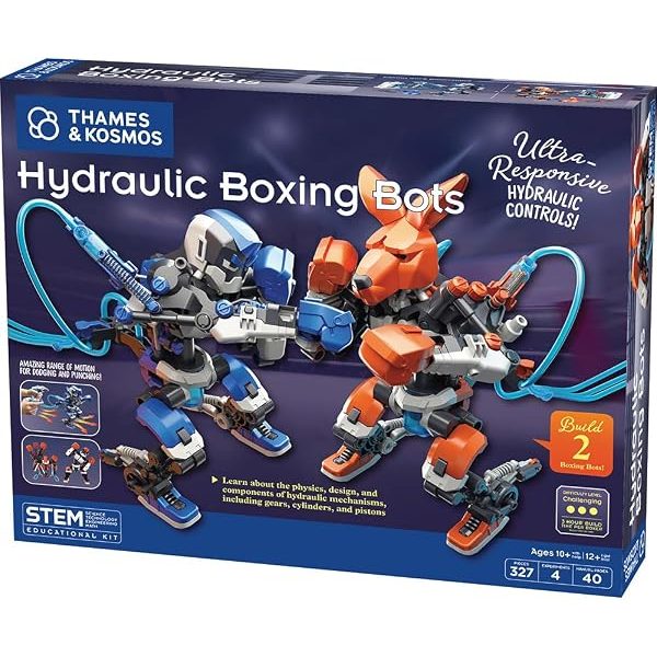 Thames & Kosmos Hydraulic Boxing Bots robotics and engineering STEM set