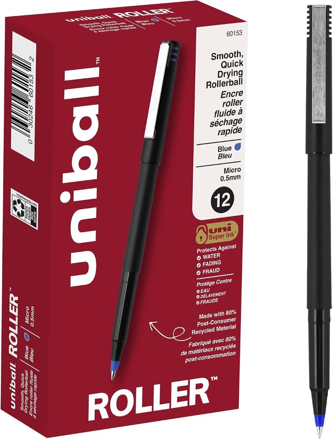 uni-ball Roller pens 12-pack