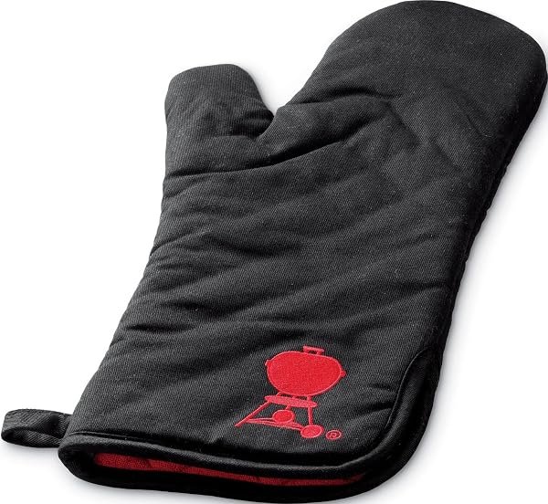 Weber Barbecue Mitt with Red Kettle Embroidery