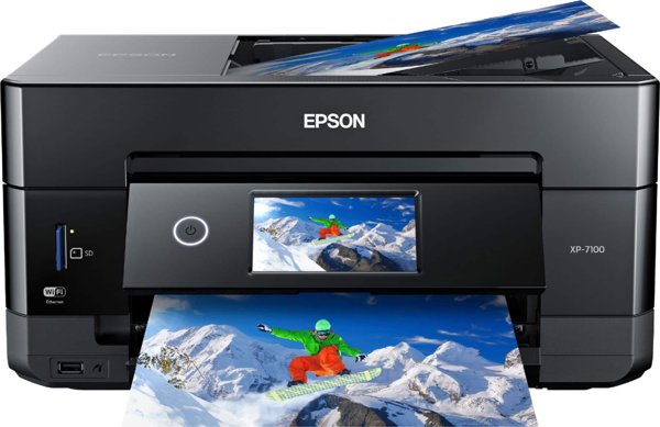 Epson Expression Premium XP-7100 wireless all-in-one inkjet printer, black