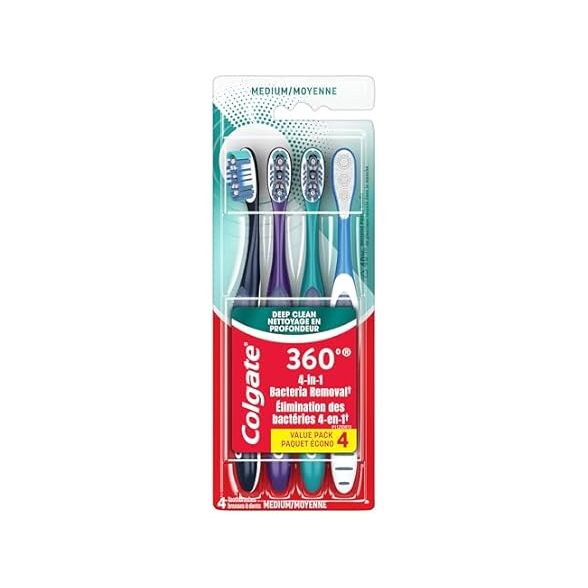 Colgate 360 Whole Mouth Clean toothbrush, medium