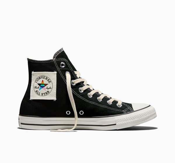 Converse Chuck Taylor All Star Pride Patch high top (Black/Egret)