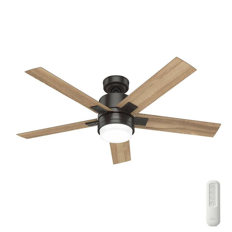 Hunter 52" ceiling fan with LED + remote (refurb)