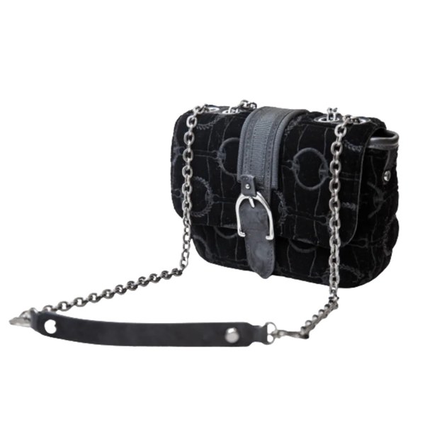 Longchamp Amazone velour crossbody bag