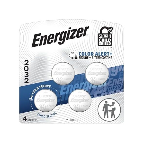 Energizer 2032 coin batteries 4-pack