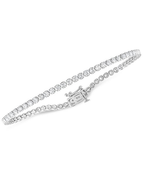 Lab-grown diamond bracelet, 3 ct