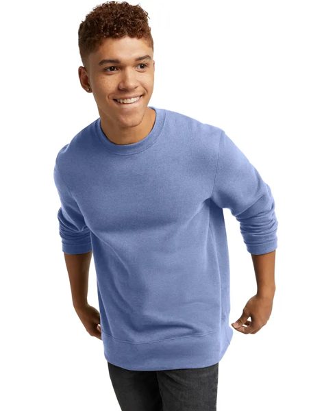 Hanes Originals men's fleece sweatshirt