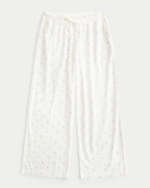 Hollister oxford wide-leg pants