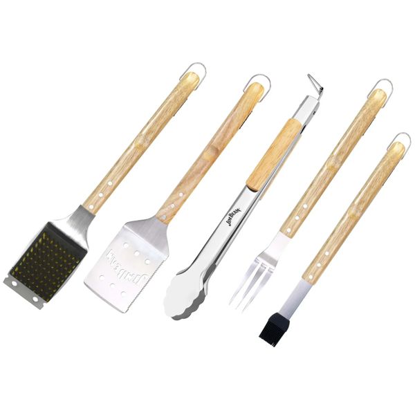 Jim Beam 5-piece grill tool set