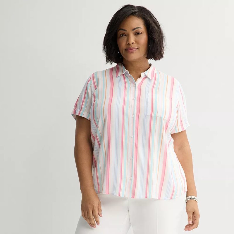 Croft and Barrow plus camp shirt