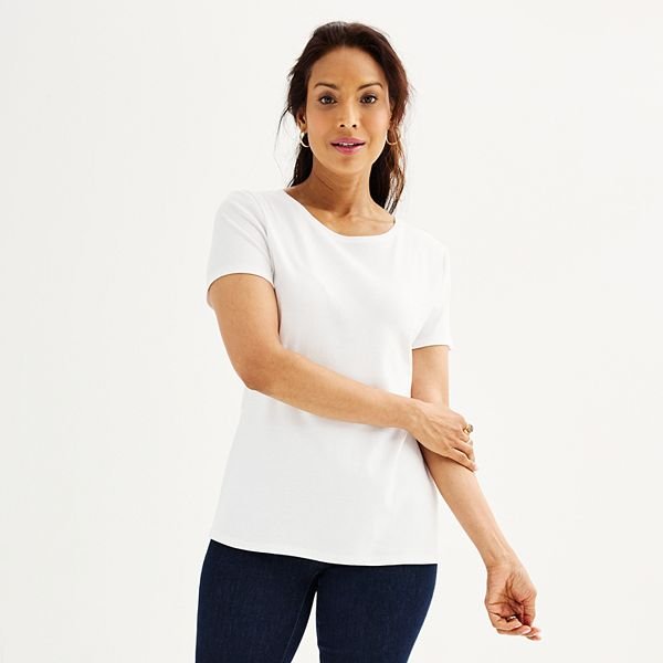 Croft & Barrow women's crewneck tee