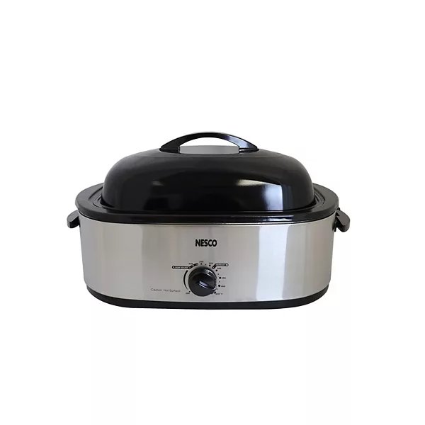 Nesco 18-quart roaster oven, silver