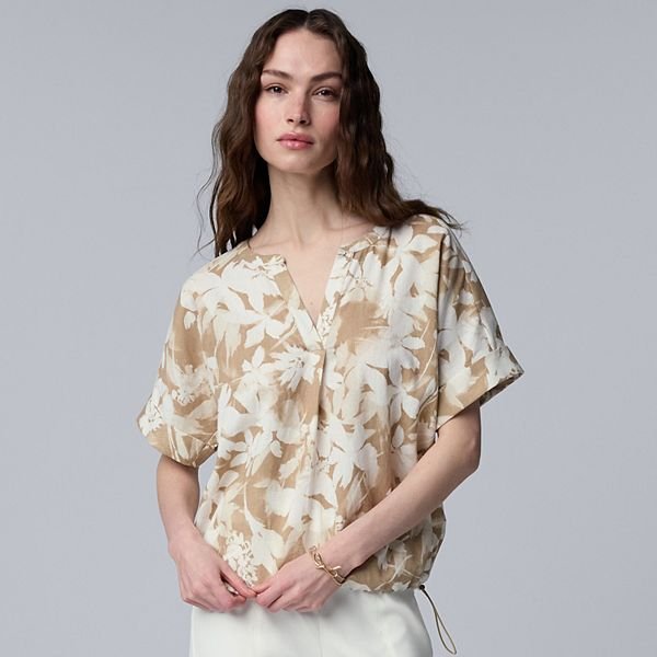 Simply Vera drawcord hem blouse